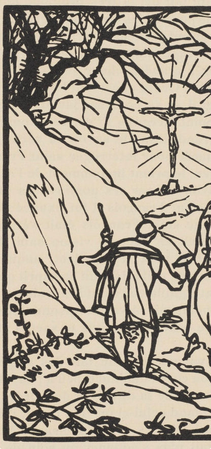 Mile Bernard, Composition (Morane, No. 100), Les Petites Fleurs De St. Franoise, Woodcut