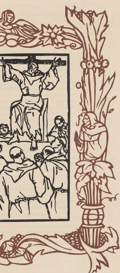 Mile Bernard, Composition (Morane, No. 100), Les Petites Fleurs De St. Franoise, Woodcut