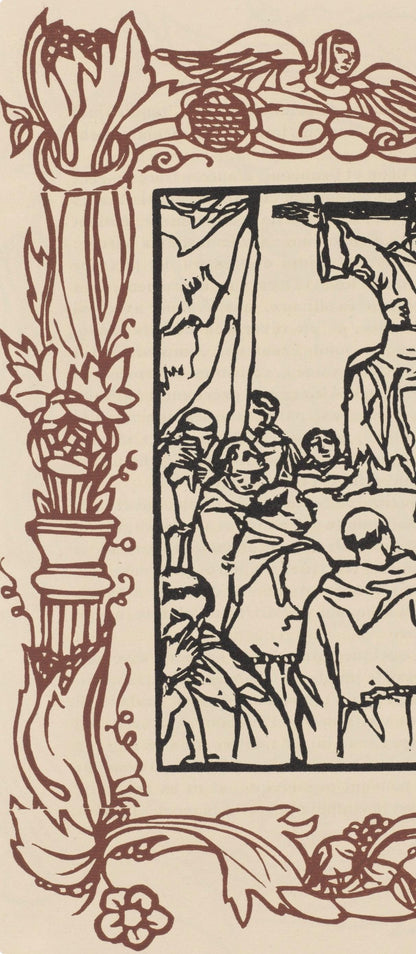 Mile Bernard, Composition (Morane, No. 100), Les Petites Fleurs De St. Franoise, Woodcut