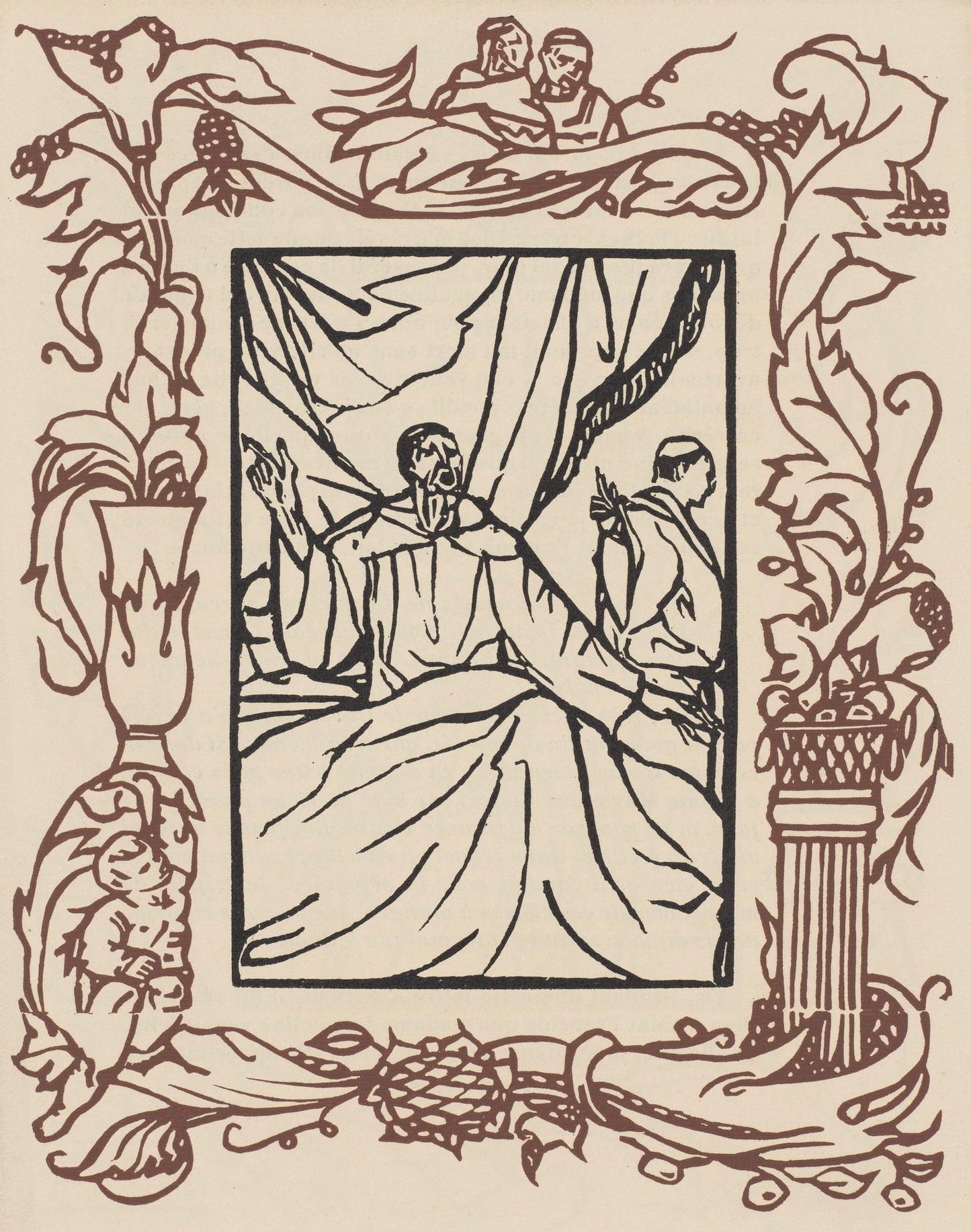 Mile Bernard, Composition (Morane, No. 100), Les Petites Fleurs De St. Franoise, Woodcut