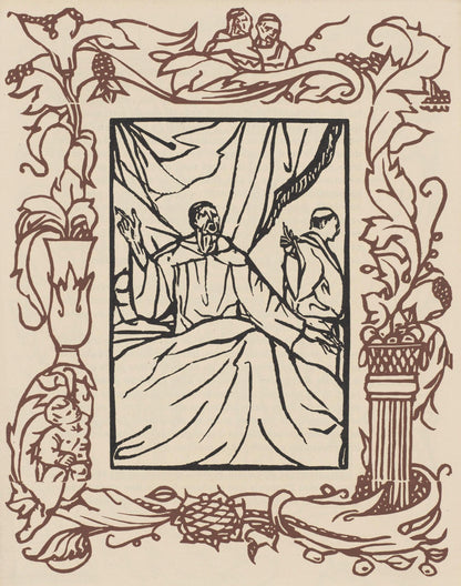 Mile Bernard, Composition (Morane, No. 100), Les Petites Fleurs De St. Franoise, Woodcut