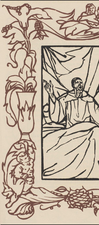 Mile Bernard, Composition (Morane, No. 100), Les Petites Fleurs De St. Franoise, Woodcut
