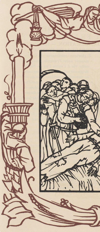 Mile Bernard, Composition (Morane, No. 100), Les Petites Fleurs De St. Franoise, Woodcut