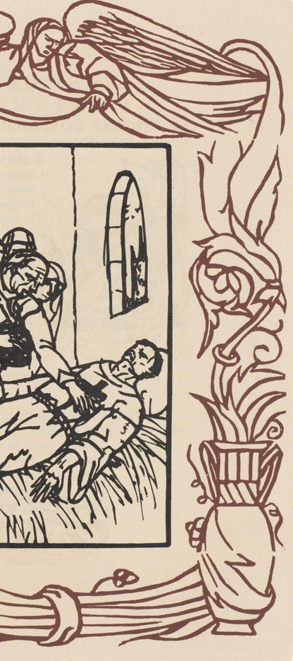 Mile Bernard, Composition (Morane, No. 100), Les Petites Fleurs De St. Franoise, Woodcut