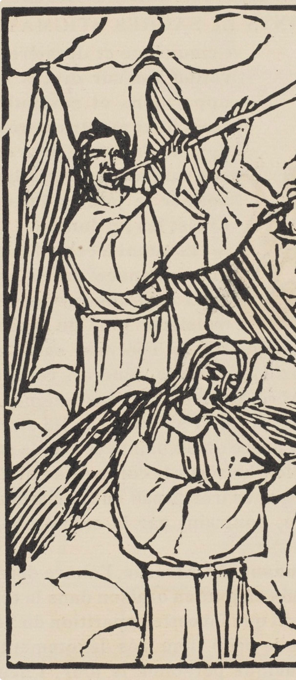 Mile Bernard, Composition (Morane, No. 100), Les Petites Fleurs De St. Franoise, Woodcut