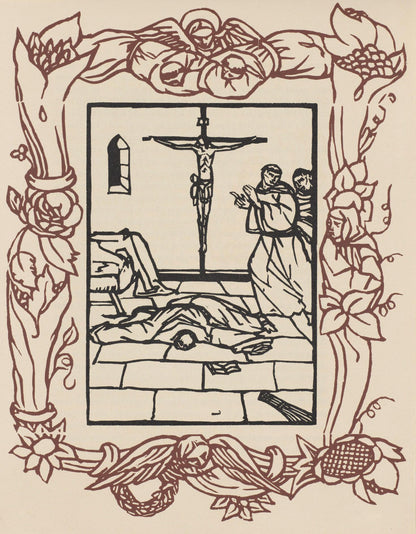 Mile Bernard, Composition (Morane, No. 100), Les Petites Fleurs De St. Franoise, Woodcut