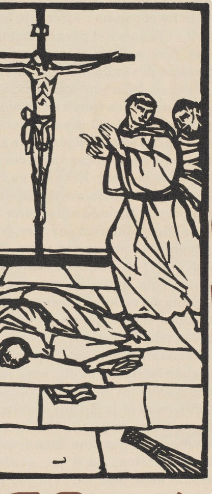 Mile Bernard, Composition (Morane, No. 100), Les Petites Fleurs De St. Franoise, Woodcut