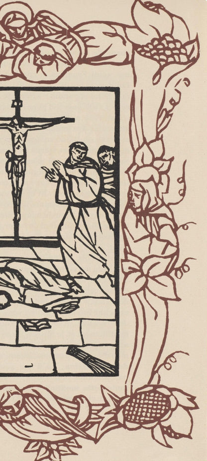 Mile Bernard, Composition (Morane, No. 100), Les Petites Fleurs De St. Franoise, Woodcut