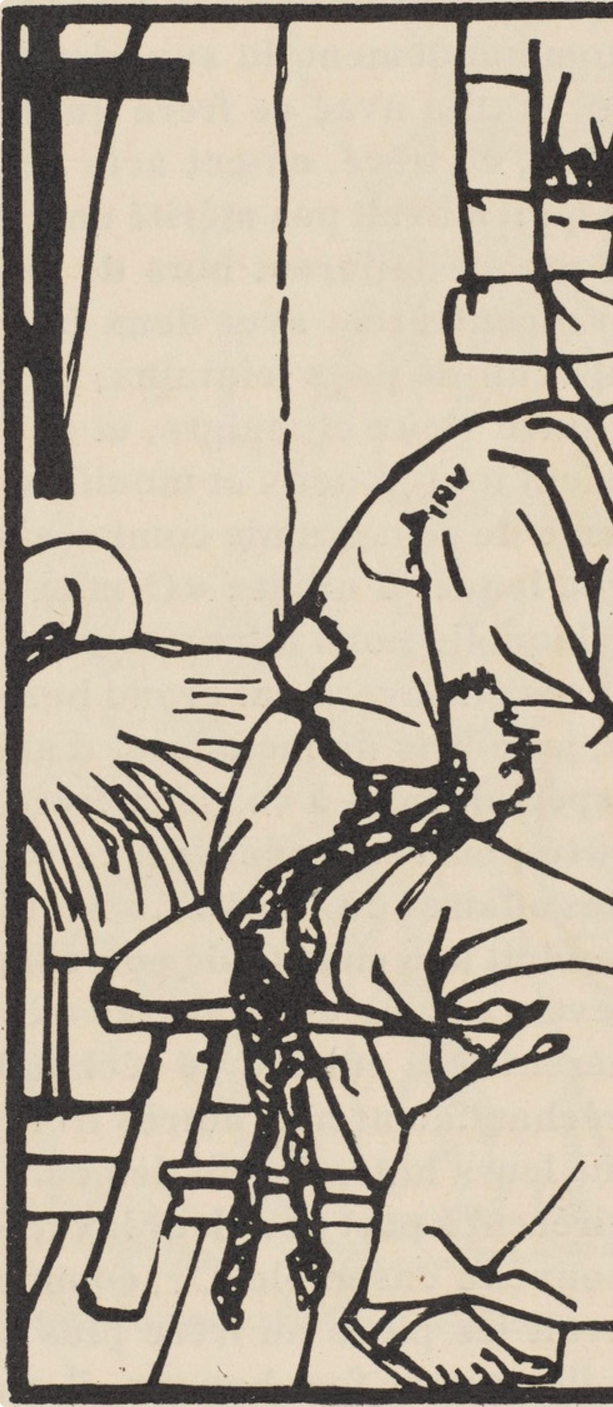 Mile Bernard, Composition (Morane, No. 100), Les Petites Fleurs De St. Franoise, Woodcut