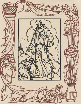 Mile Bernard, Composition (Morane, No. 100), Les Petites Fleurs De St. Franoise, Woodcut