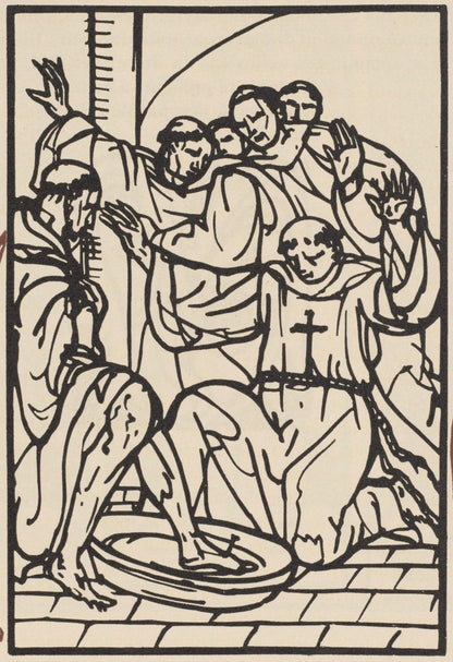 Mile Bernard, Composition (Morane, No. 100), Les Petites Fleurs De St. Franoise, Woodcut