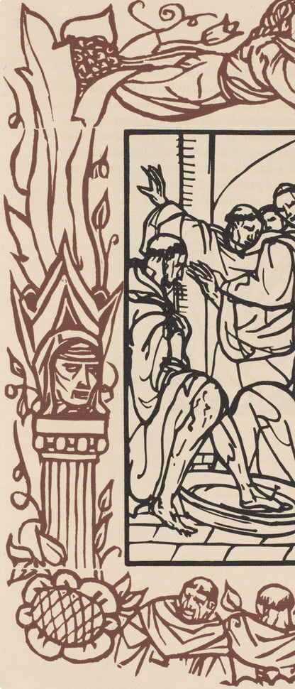 Mile Bernard, Composition (Morane, No. 100), Les Petites Fleurs De St. Franoise, Woodcut