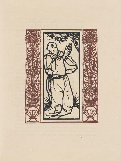 Mile Bernard, Composition (Morane, No. 100), Les Petites Fleurs De St. Franoise, Woodcut