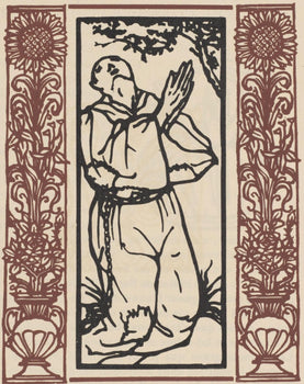 Mile Bernard, Composition (Morane, No. 100), Les Petites Fleurs De St. Franoise, Woodcut