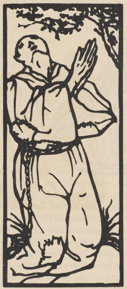 Mile Bernard, Composition (Morane, No. 100), Les Petites Fleurs De St. Franoise, Woodcut