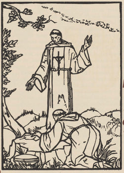 Mile Bernard, Composition (Morane, No. 100), Les Petites Fleurs De St. Franoise, Woodcut