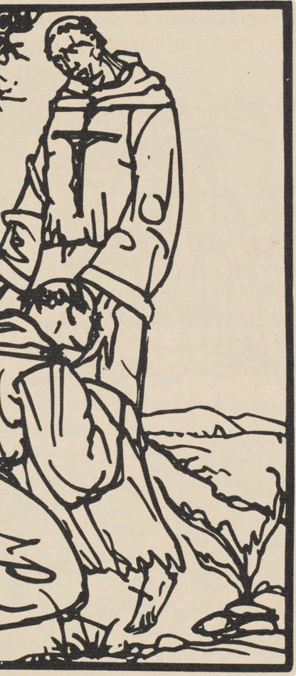 Mile Bernard, Composition (Morane, No. 100), Les Petites Fleurs De St. Franoise, Woodcut