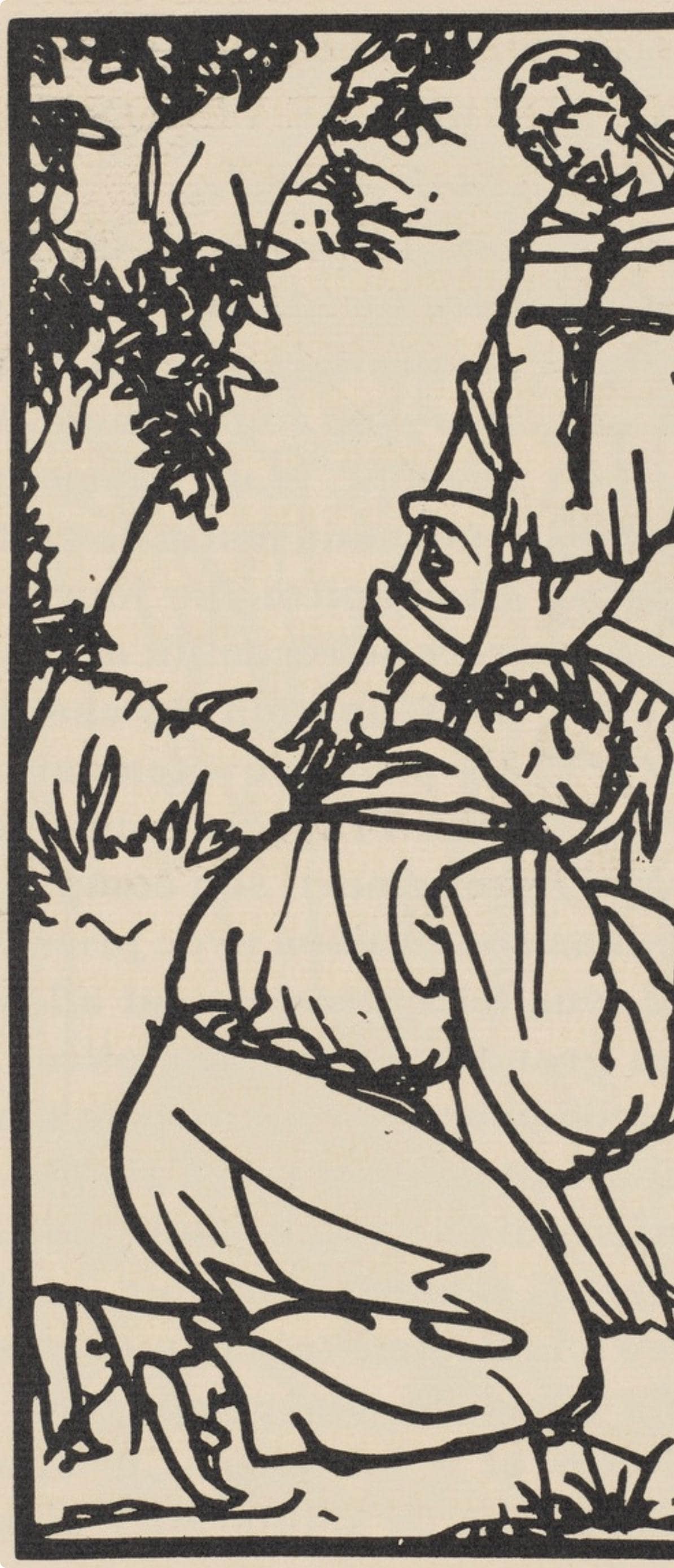 Mile Bernard, Composition (Morane, No. 100), Les Petites Fleurs De St. Franoise, Woodcut