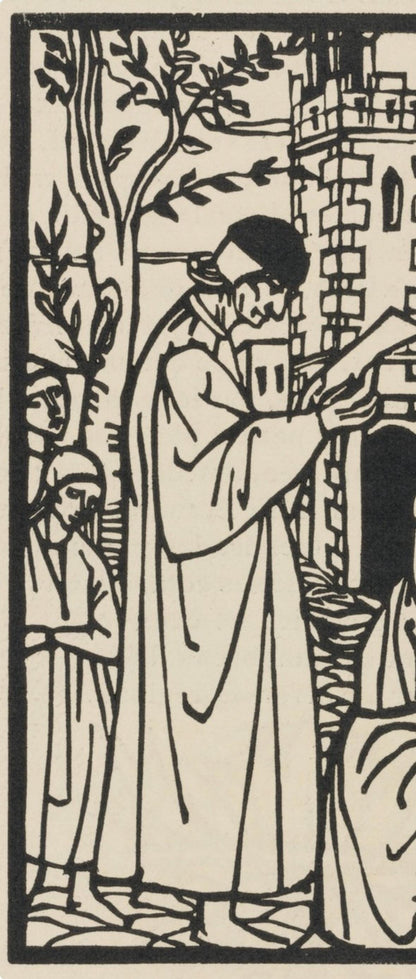 Mile Bernard, Composition (Morane, No. 100), Les Petites Fleurs De St. Franoise, Woodcut