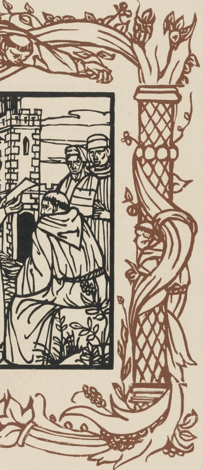 Mile Bernard, Composition (Morane, No. 100), Les Petites Fleurs De St. Franoise, Woodcut