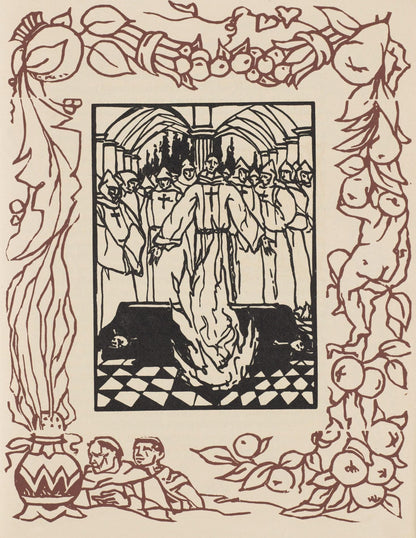 Mile Bernard, Composition (Morane, No. 100), Les Petites Fleurs De St. Franoise, Woodcut