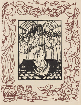 Mile Bernard, Composition (Morane, No. 100), Les Petites Fleurs De St. Franoise, Woodcut