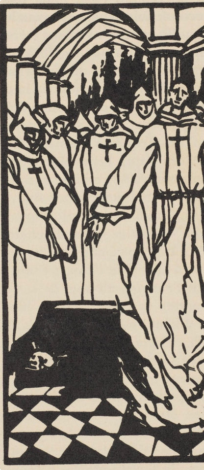 Mile Bernard, Composition (Morane, No. 100), Les Petites Fleurs De St. Franoise, Woodcut