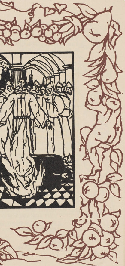 Mile Bernard, Composition (Morane, No. 100), Les Petites Fleurs De St. Franoise, Woodcut