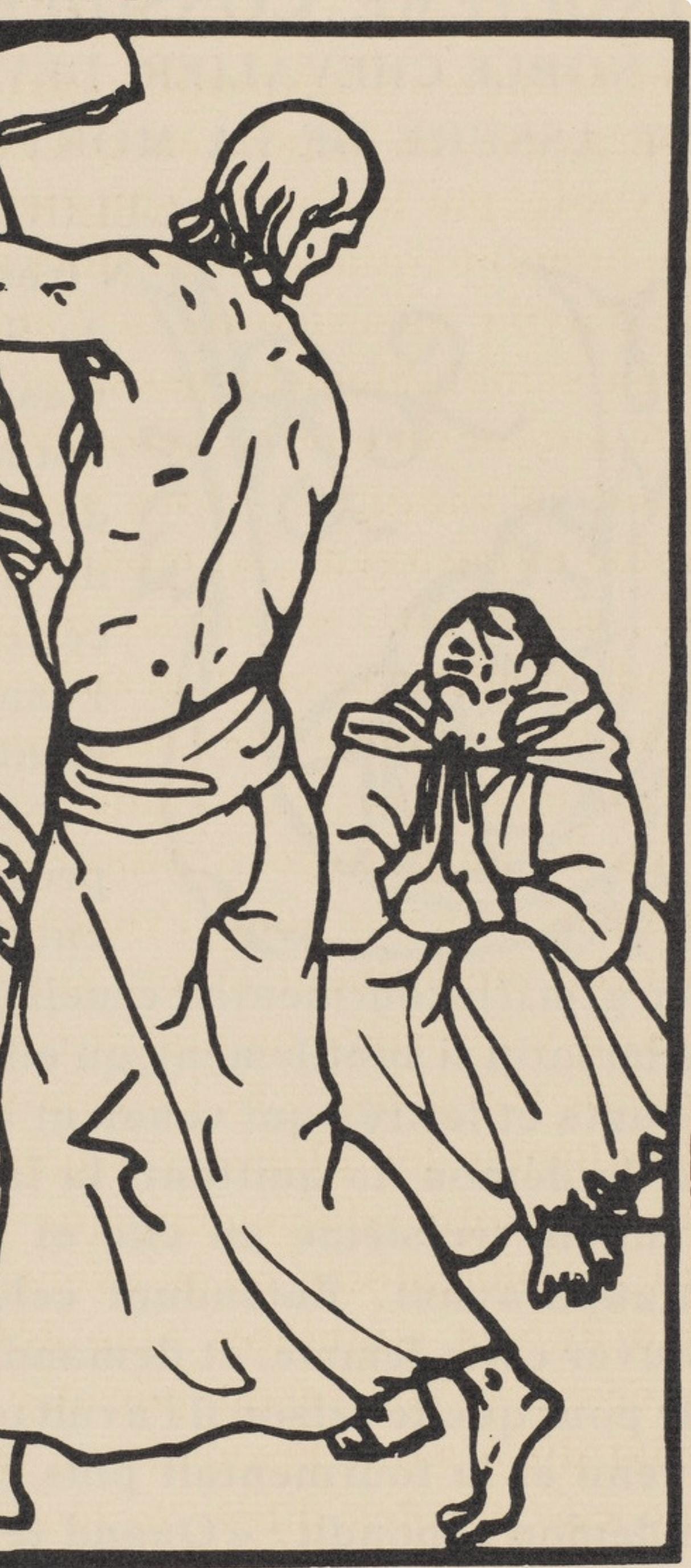 Mile Bernard, Composition (Morane, No. 100), Les Petites Fleurs De St. Franoise, Woodcut