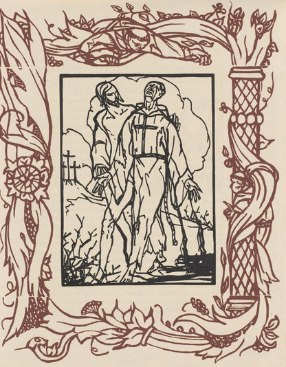 Mile Bernard, Composition (Morane, No. 100), Les Petites Fleurs De St. Franoise, Woodcut