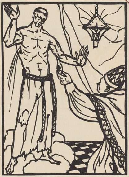 Mile Bernard, Composition (Morane, No. 100), Les Petites Fleurs De St. Franoise, Woodcut