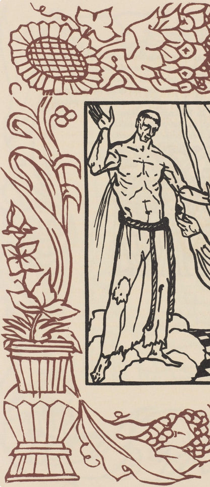 Mile Bernard, Composition (Morane, No. 100), Les Petites Fleurs De St. Franoise, Woodcut