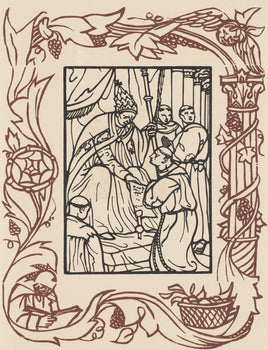 Mile Bernard, Composition (Morane, No. 100), Les Petites Fleurs De St. Franoise, Woodcut
