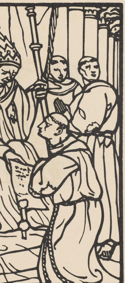 Mile Bernard, Composition (Morane, No. 100), Les Petites Fleurs De St. Franoise, Woodcut