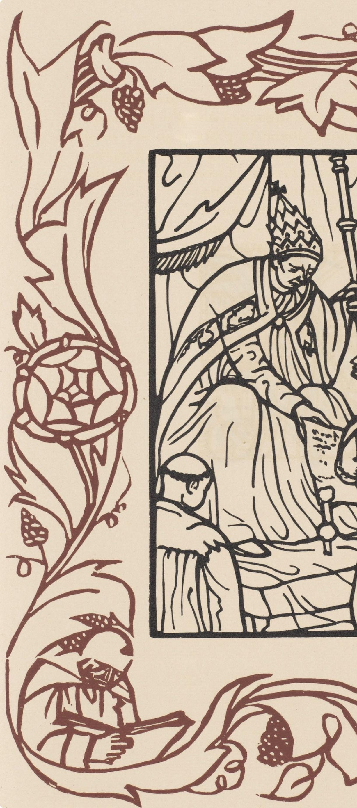 Mile Bernard, Composition (Morane, No. 100), Les Petites Fleurs De St. Franoise, Woodcut