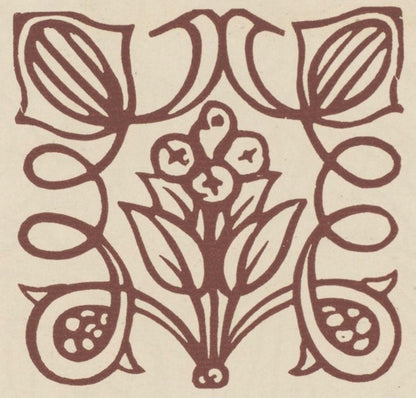 Mile Bernard, Composition (Morane, No. 100), Les Petites Fleurs De St. Franoise, Woodcut