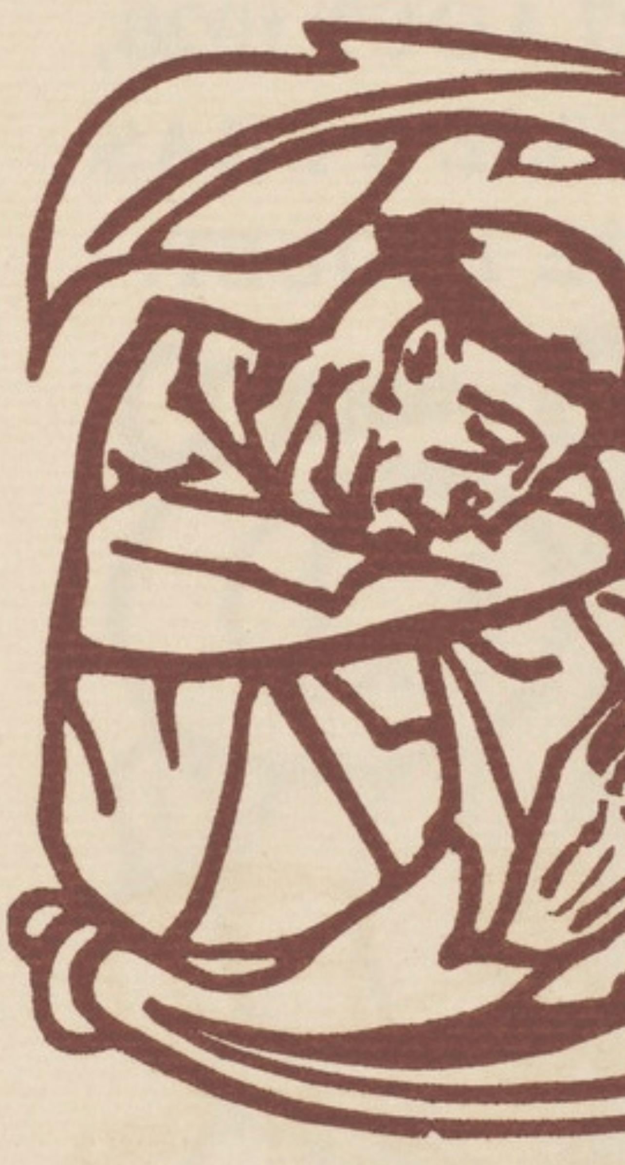 Mile Bernard, Composition (Morane, No. 100), Les Petites Fleurs De St. Franoise, Woodcut
