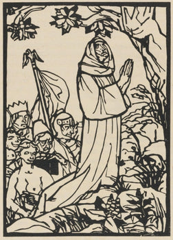 Mile Bernard, Composition (Morane, No. 100), Les Petites Fleurs De St. Franoise, Woodcut
