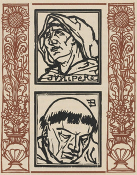 Mile Bernard, Composition (Morane, No. 100), Les Petites Fleurs De St. Franoise, Woodcut