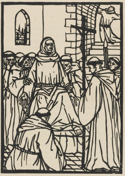Mile Bernard, Composition (Morane, No. 100), Les Petites Fleurs De St. Franoise, Woodcut