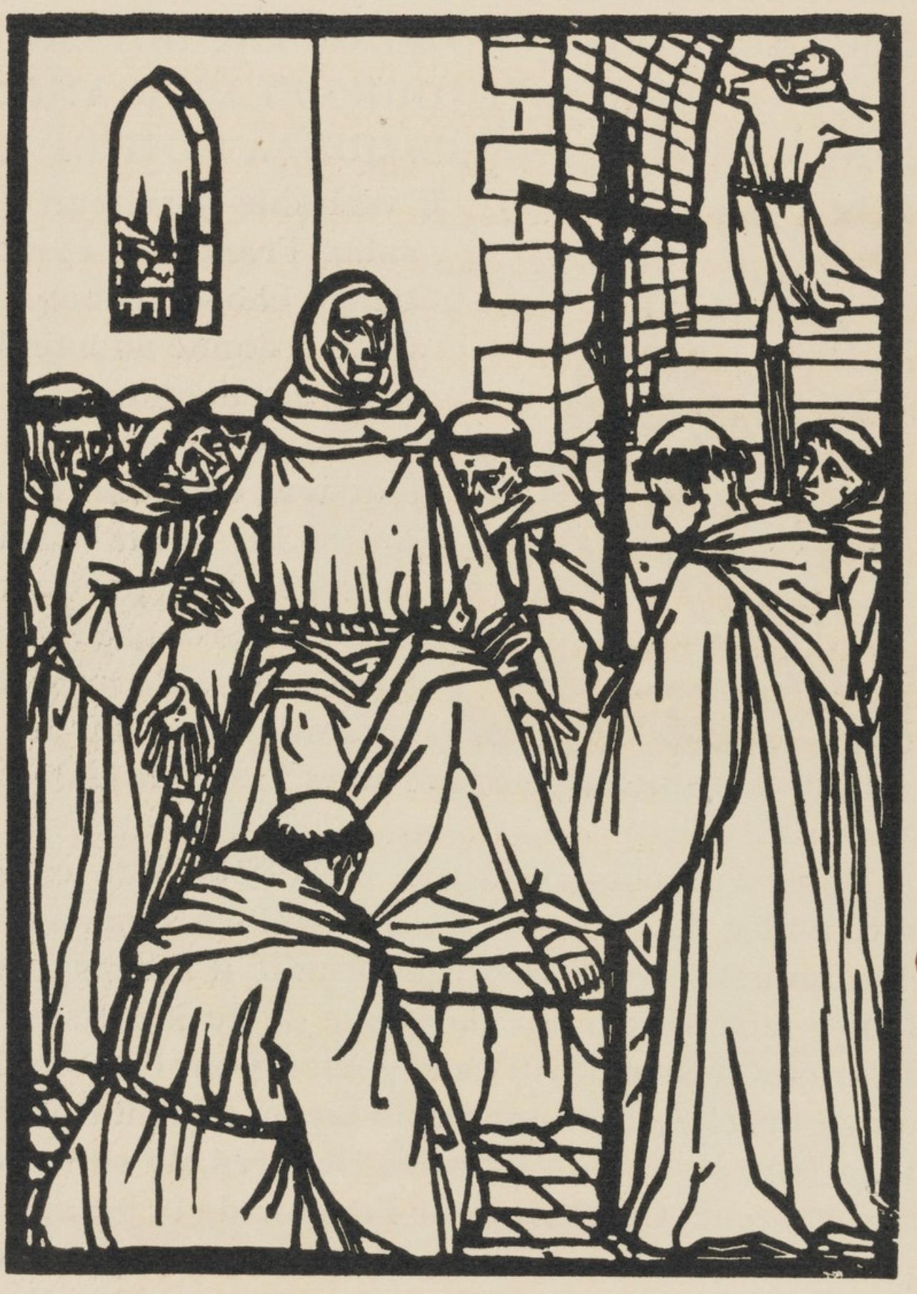 Mile Bernard, Composition (Morane, No. 100), Les Petites Fleurs De St. Franoise, Woodcut