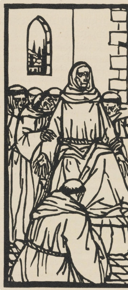 Mile Bernard, Composition (Morane, No. 100), Les Petites Fleurs De St. Franoise, Woodcut