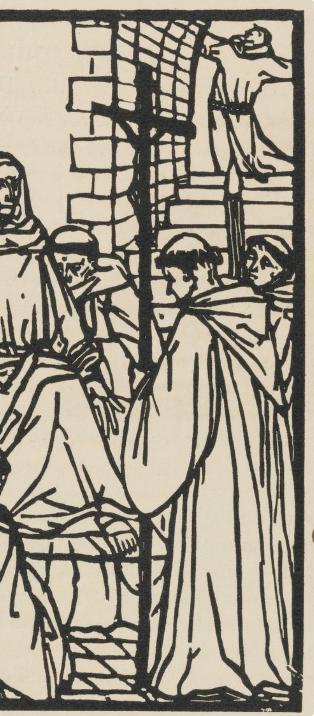 Mile Bernard, Composition (Morane, No. 100), Les Petites Fleurs De St. Franoise, Woodcut