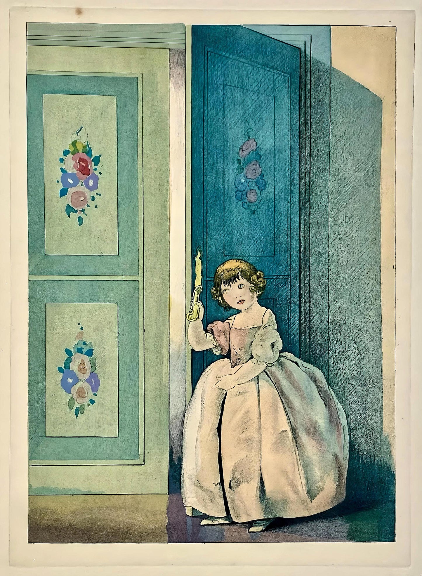 Umberto Brunelleschi, Composition, La Leon D'Amour Dans Un Parc, Lithograph