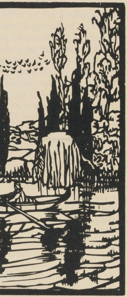 Mile Bernard, Composition (Morane, No. 100), Les Petites Fleurs De St. Franoise, Woodcut