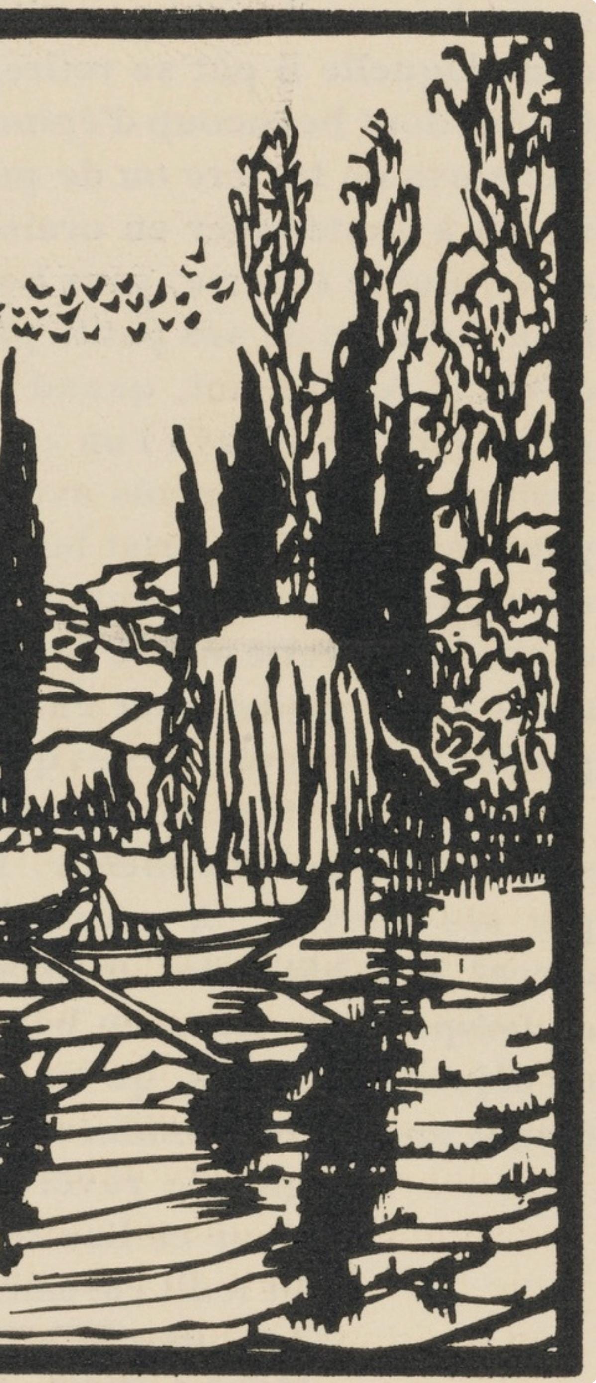Mile Bernard, Composition (Morane, No. 100), Les Petites Fleurs De St. Franoise, Woodcut