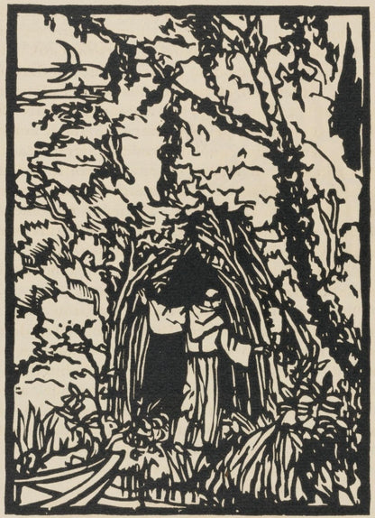 Mile Bernard, Composition (Morane, No. 100), Les Petites Fleurs De St. Franoise, Woodcut