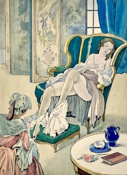 Umberto Brunelleschi, Composition, La Leon D'Amour Dans Un Parc, Lithograph