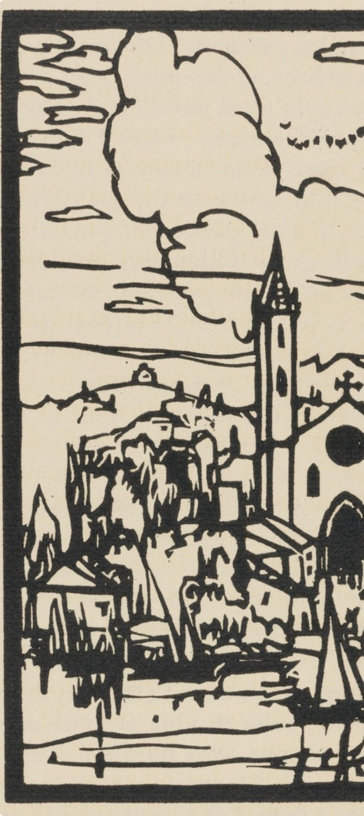 Mile Bernard, Composition (Morane, No. 100), Les Petites Fleurs De St. Franoise, Woodcut