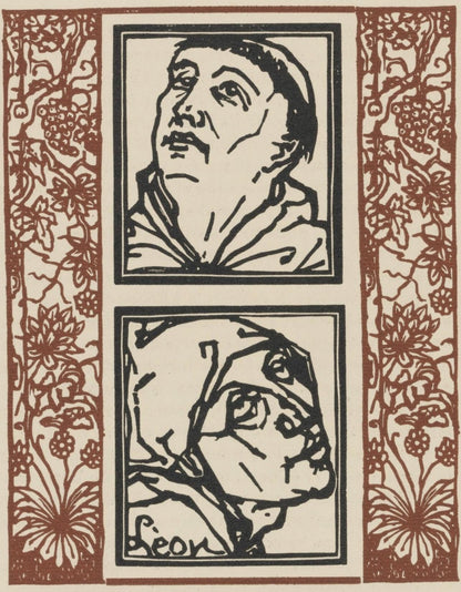 Mile Bernard, Composition (Morane, No. 100), Les Petites Fleurs De St. Franoise, Woodcut